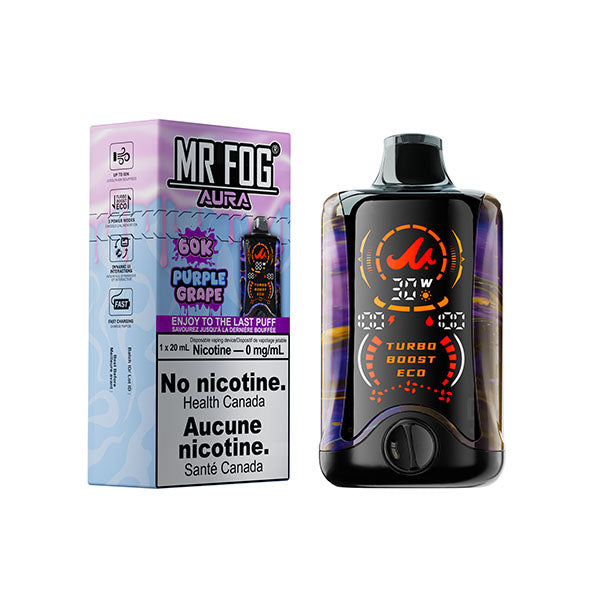 Mr Fog Aura 60k 0mg ( zero nic )