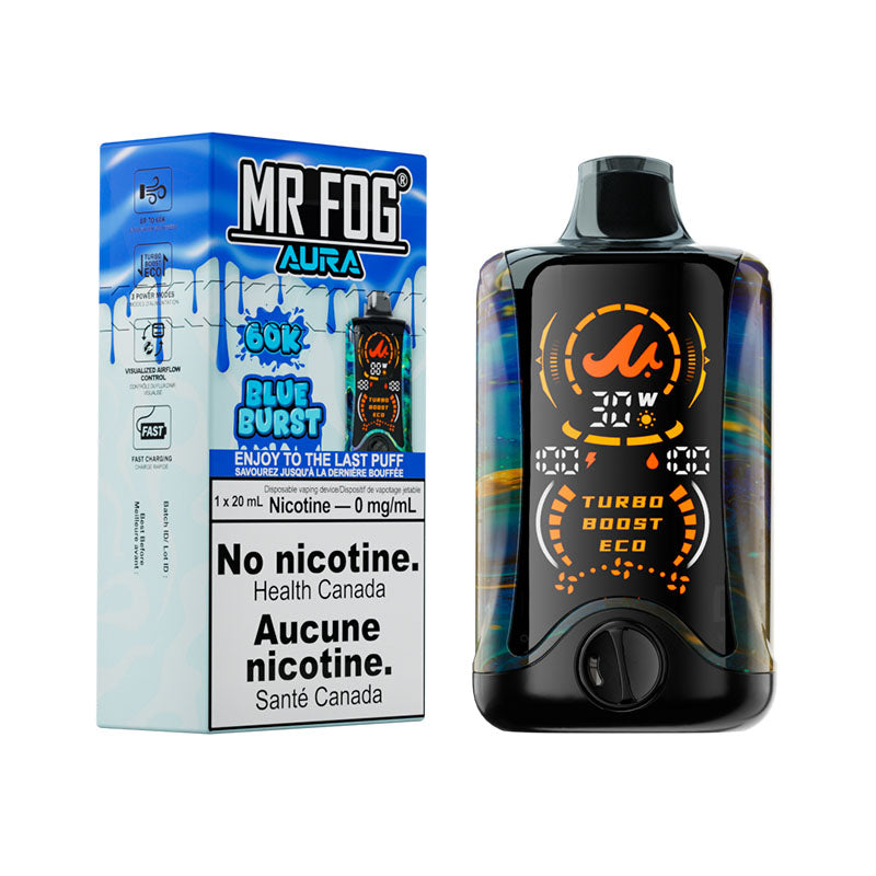 Mr Fog Aura 60k 0mg ( zero nic )