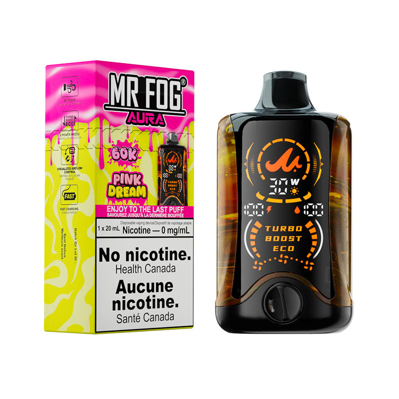 Mr Fog Aura 60k 0mg ( zero nic )